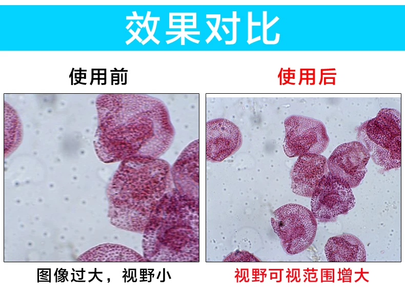 0.5X CCD Biologica Microscope Electronic Eyepiece Digital camera connector 0.5 times Reduction lens C interface 23.2mm