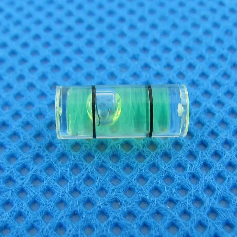 (500 ピース/ロット) 5*12 ミリメートルのプラスチックレベルバブル小さな精神レベルミニバブルレベル測定器