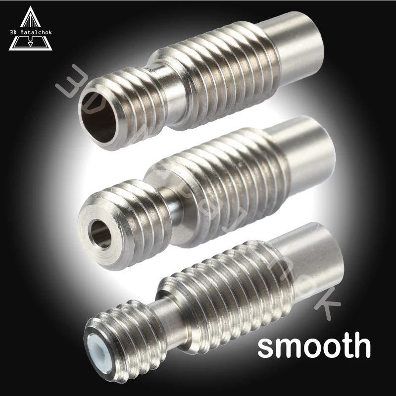 

3D Matalchok high quality V6 Throat Stainless Steel Throat For E3D V6 Extruder J-head Hotend 1.75mm Filament 3D Printer Parts