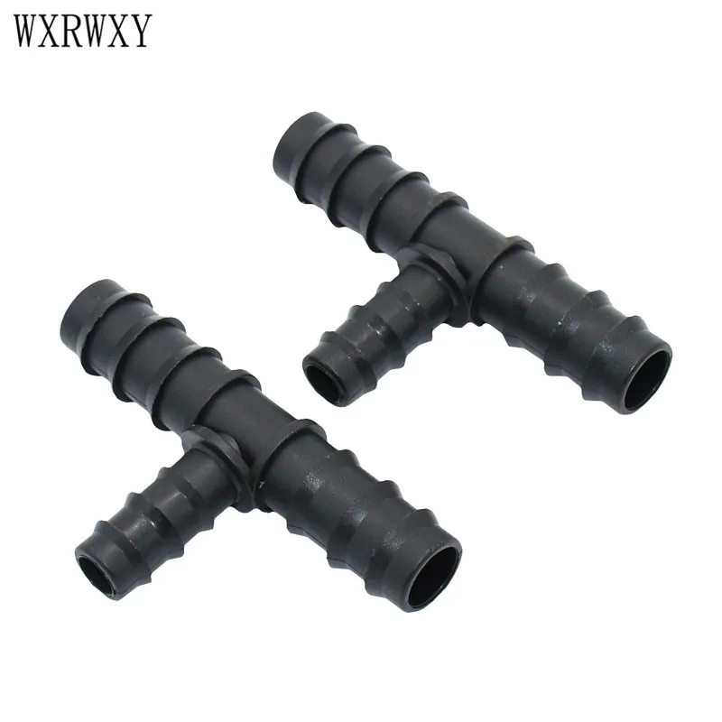 20mm to 16mm hose Tee splitter connector 3/4 to 1/2 hose connector garden irrigation barbed tee 5 pcs