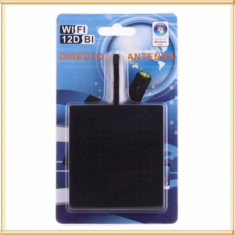 2.4G Hz WLAN WiFi Panel Antena 2400-2500M Hz Antena 12dBi Antena Eksternal RP-SMA Male Connector Untuk Router