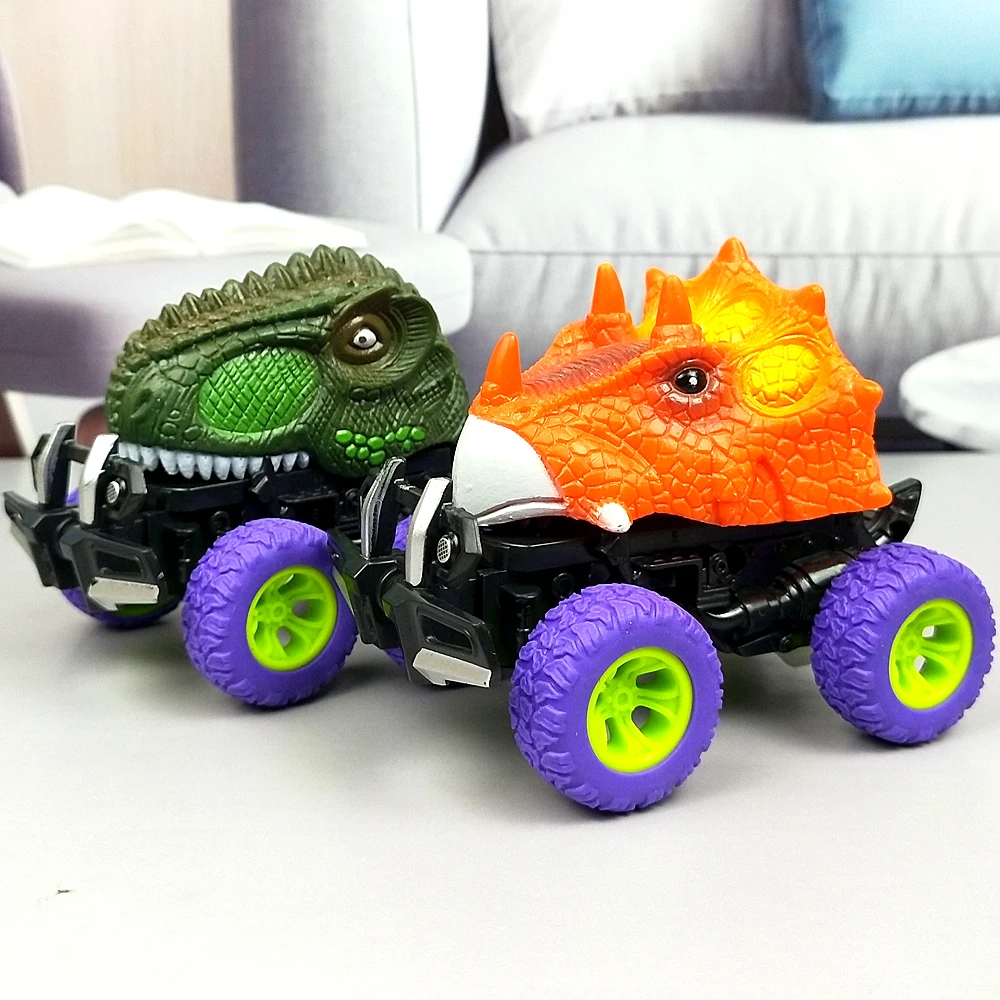 Espulsione dinosauro auto giocattolo erbivoro dinosauro auto musica leggera giocattoli per bambini pistola