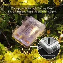 33Ft 100 LED Fairy String Lights with Remote #5