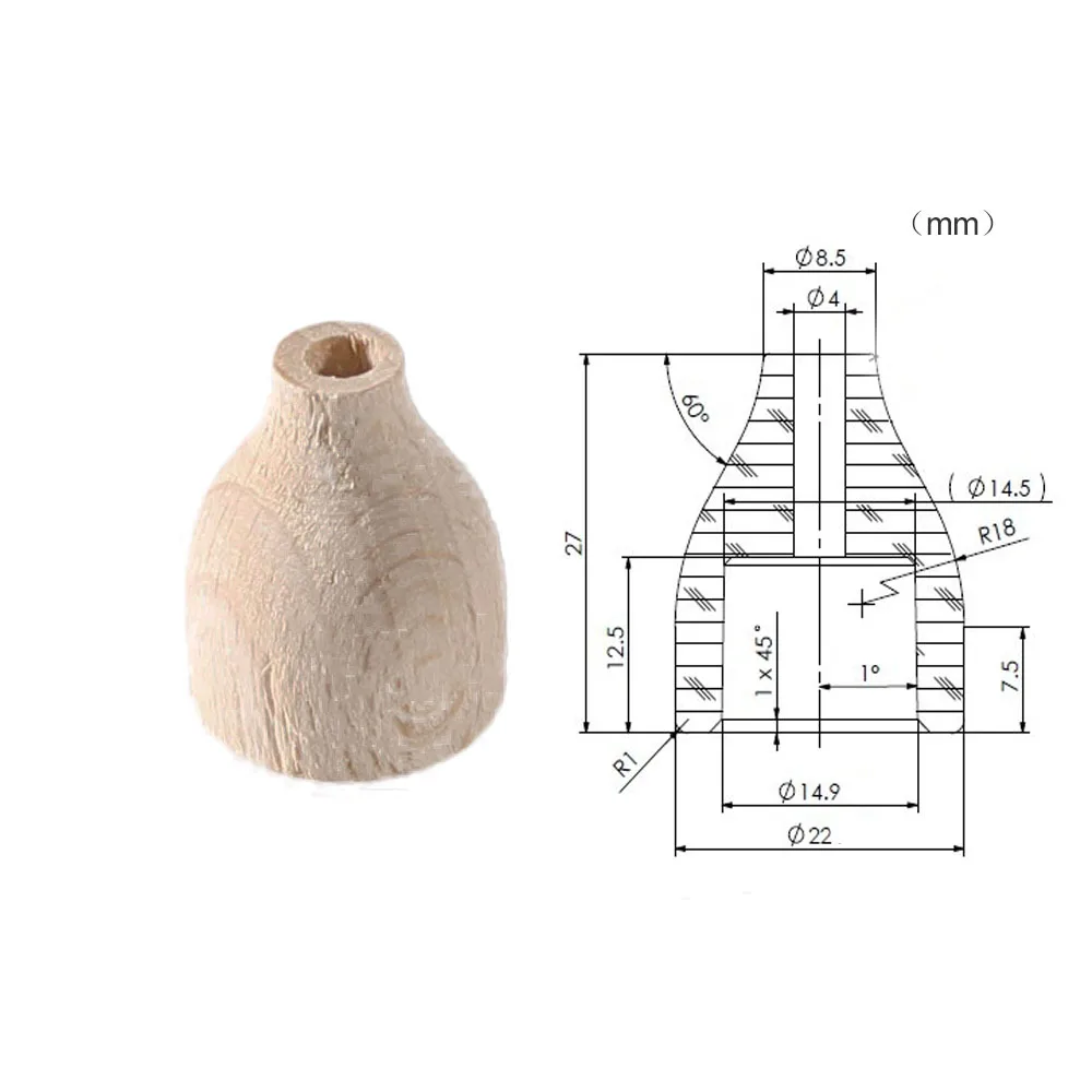 20 sztuk/zestaw niedokończone naturalne drewno Craft kapelusz ręczny drewniany zabawki lalki rzemiosło farba DIY Stain Kid\'s Party ślubny wystrój