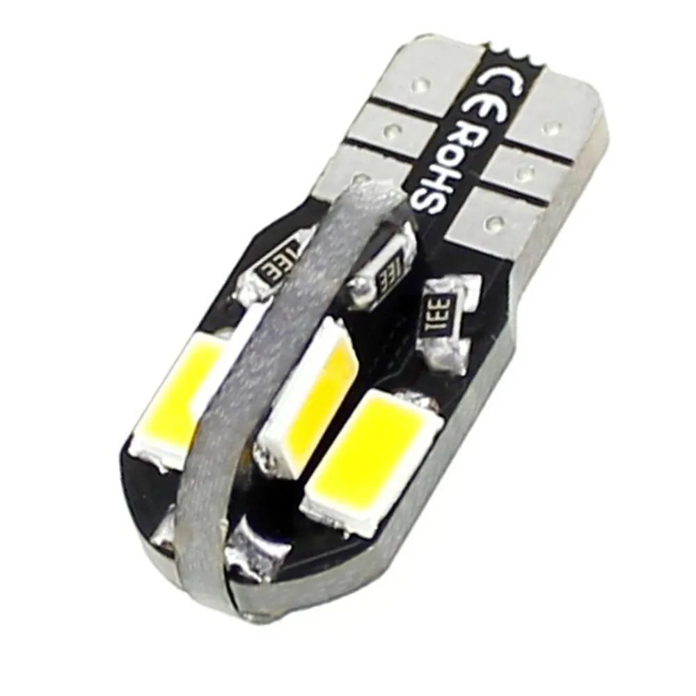 

Canbus! 10 шт. T10 8 SMD 5730 Canbus W5W OBC светодиодный светильник без ошибок, автомобильный клинообразный светильник s, автомобильный клиновидный светиль...