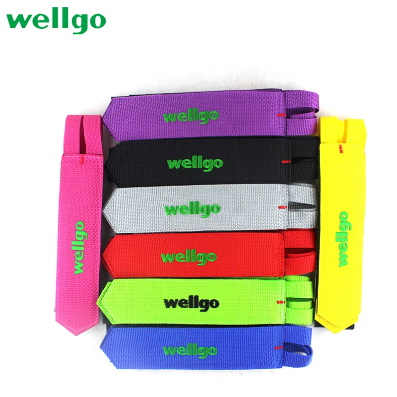 1 pair Wellgo Nylon Bicycle Pedal Straps MTB Toe Clip Strap Belt Mountain Road Bike Pedal Tape Fixed Gear Cycling pedal strap