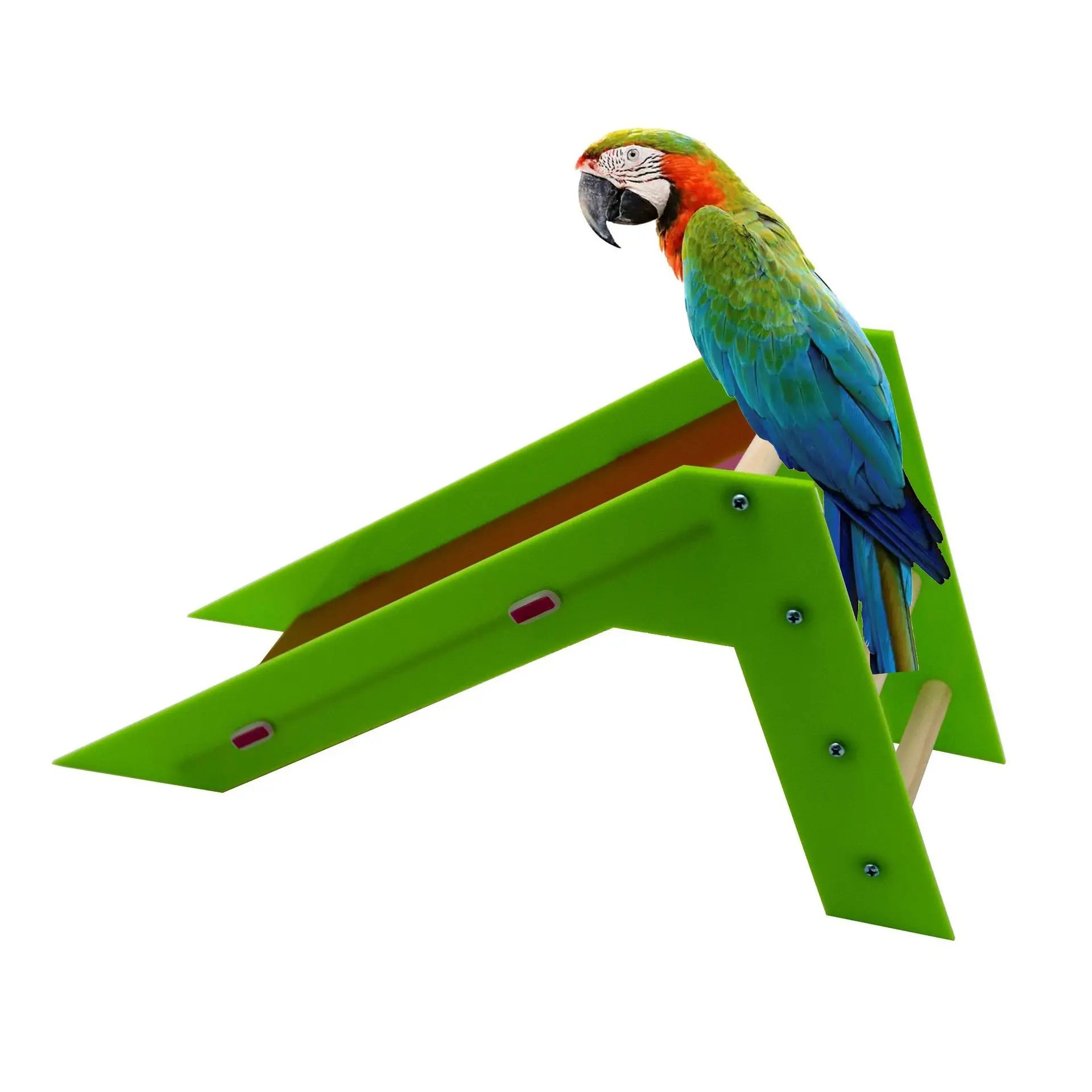 1PCS Parrot Products Birds Toys Puzzle Interactive Toys Skills Training Parrot Slippery Steps Ladder Slides