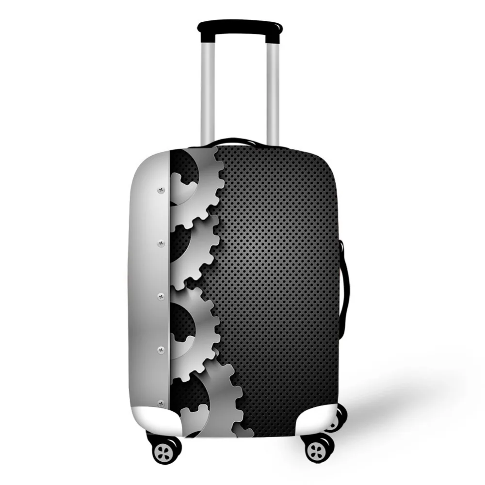 Metal wire mesh Print luggage protector cover suitcases covers Waterproof luggage covers accessory bags travel trolley case cove