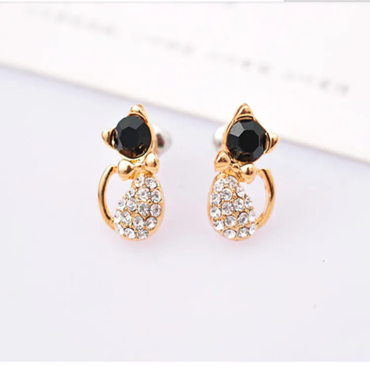 Europe And The United States New Fashion Jewelry Earrings Angel Bow Earrings Earrings Mixed Color Gifts For Girls Wholesale