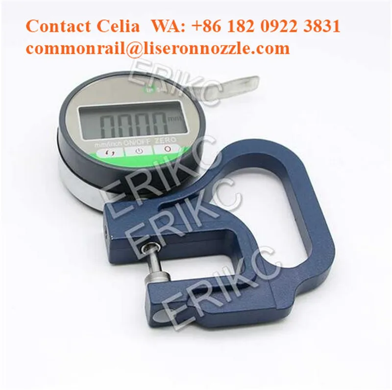 ERIKC Digital Micrometer, Caliper, Measurement Tools For Measure Fuel Injector Gaskets Washer Shims Thickness E1024080