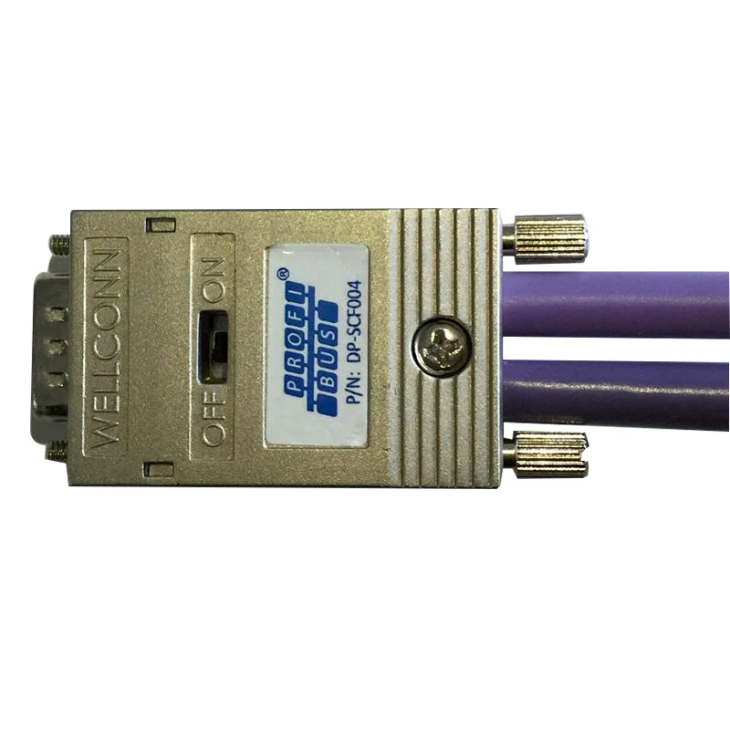 Profibus Interface connectors, DP-SCF004 industrial communication connector, 9-pos. D-SUB male connector