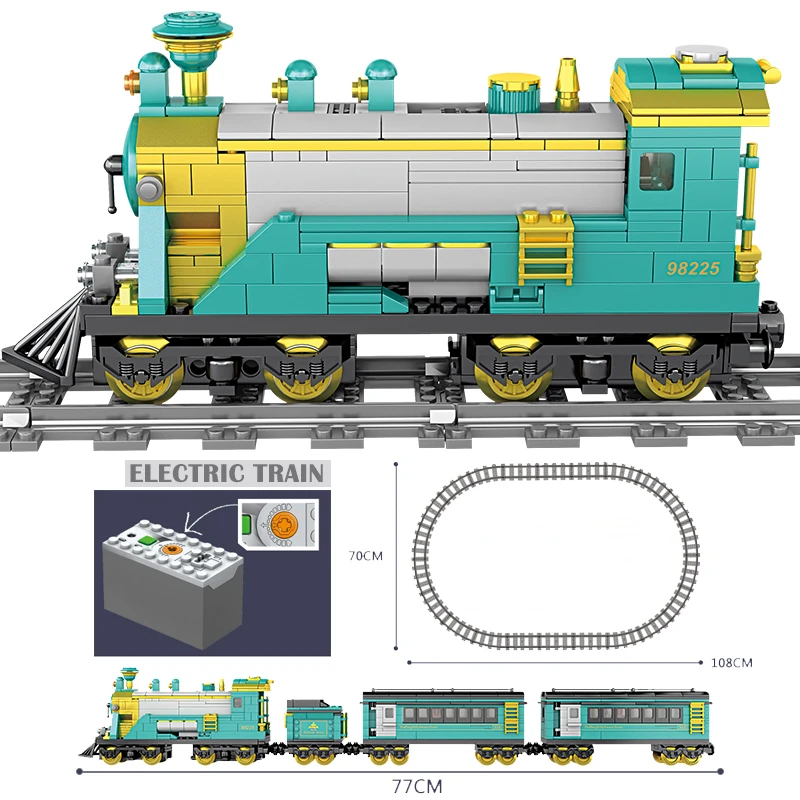 Kazi-子供向けの高速電気ビルディングブロック,電車シリーズ,鉄道トラック,エンジニアリング教育組み立て玩具