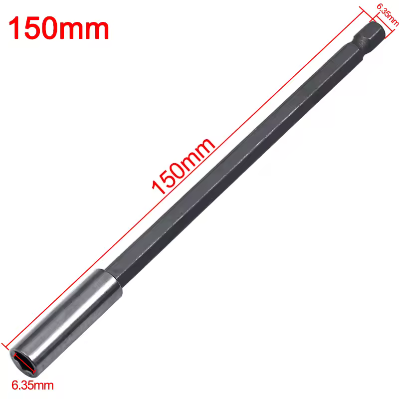 1/4 Hex Shank Quick Release Electric Drill Magnetic Screwdriver Bit Holder 60mm 75mm 100mm 150mm - Image 8