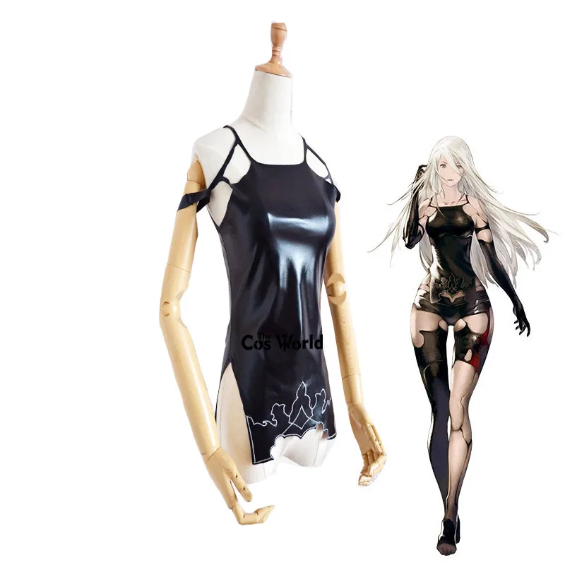 NieR Automata YoRHa Type A No.2 A2 Tops Tights Leggings Pantihose Uniform Outfit Games Cosplay Costumes