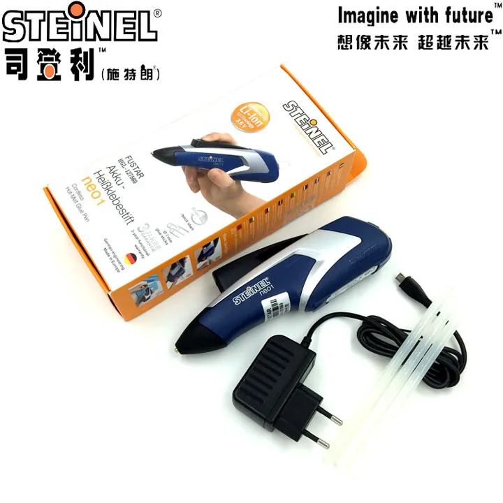 Germany NEO1 STEINEL Mini Portable Rechargeable Cordless Hot Melt Glue Gun Handwork Repair Tools Handicrafts for Kids Glue Pen