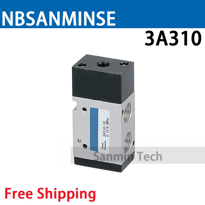 3A310 3A320 3/8 Air Pneumatic Control Valve Two Position Three Way AirTAC Type Solenoid Valve Series design NBSANMINSE