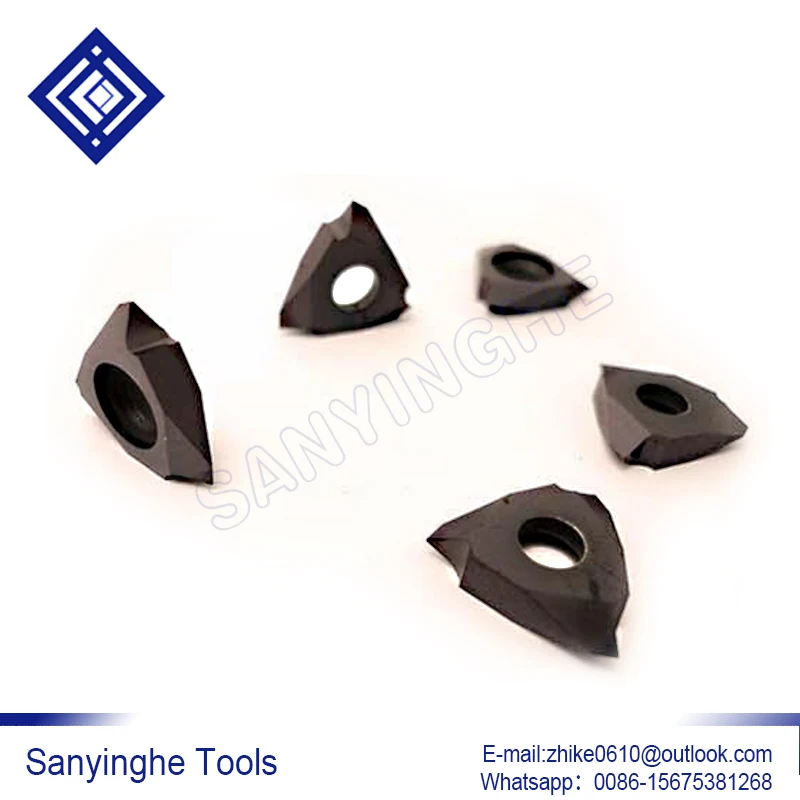 

sanyinghe 10pcs/lots 16VNR AG60 M30 16VER AG60 M60 cnc carbide turning inserts threading inserts