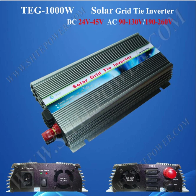 

Pure sine wave 24-45v 1000w 220v on grid inverter solar safe and reliable