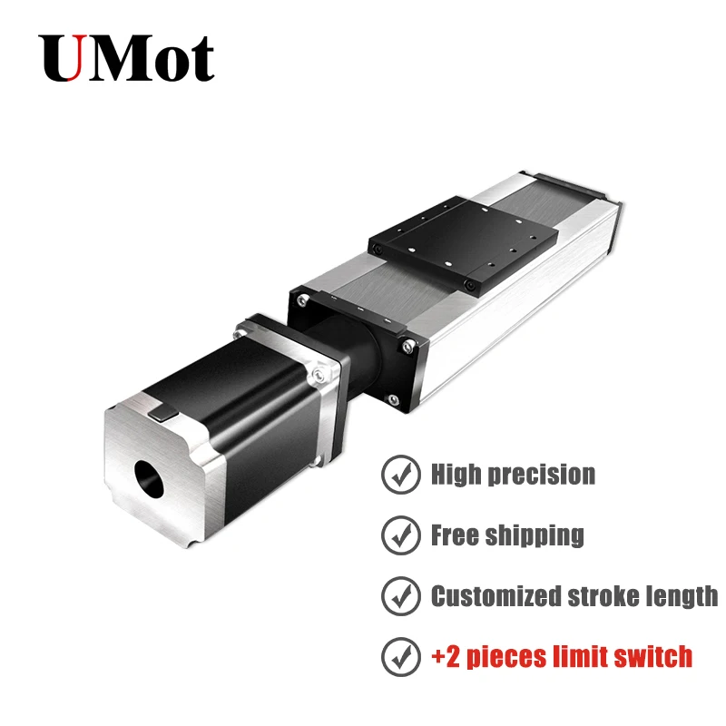 Ball Screw Driven Linear Guide 100-2000mm Stroke Linear Module For Robotics Automation Projects OEM Service Quality Reliable