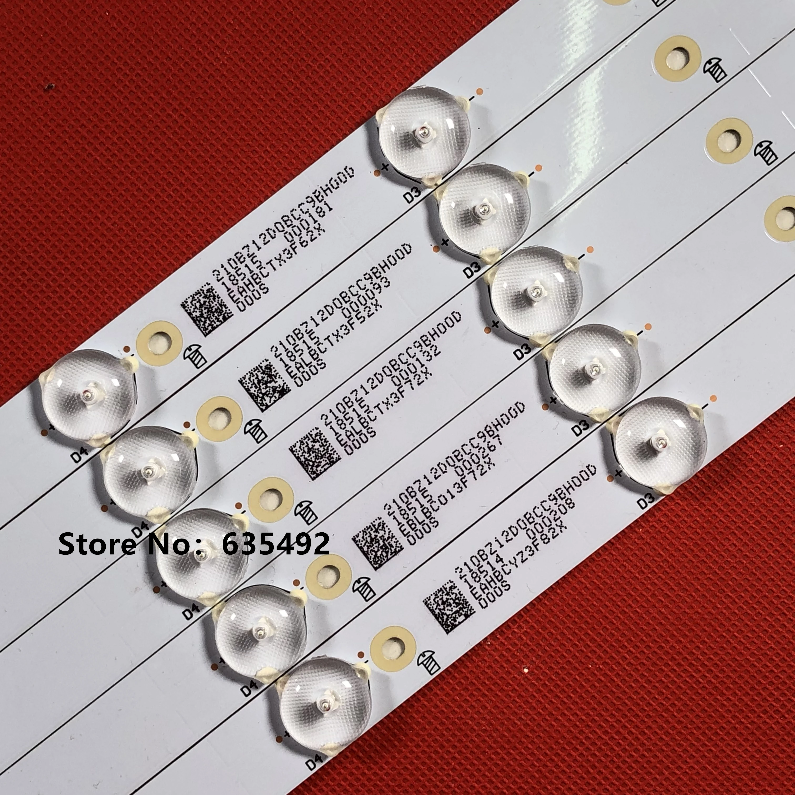 LB43014 V0_00 GJ-2K16-430-D512-V4 LED Strip For 43PUS6401/60 43PUT6101 43PUS6551 43PUS6501 43PUS6101 43PUS6201 43PUH6101