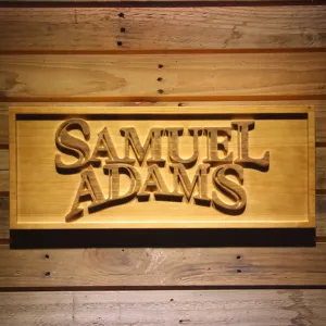 Samuel Adams 3D Wooden Bar Signs
