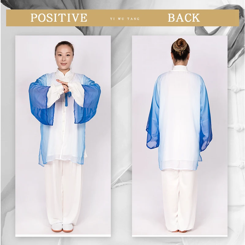 Yiwutang Tai chi suit and kungfu shirt Martial arts clothing for men or women Suitable for human height 1.5m to 1.8m