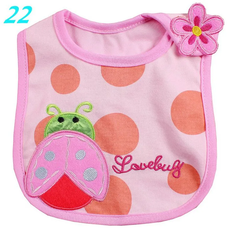 Cotton Baby Bib Infant Saliva Towels Baby Waterproof Bibs Newborn Wear Cartoon Accessories