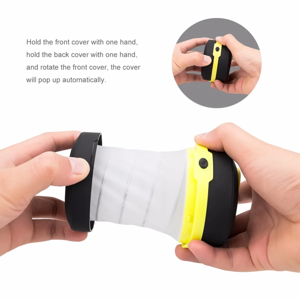 Retractable Camping Lights LED Flashlight Outdoor Portable Lantern Mini Tent Light Emergency Lamp Pocket Torch