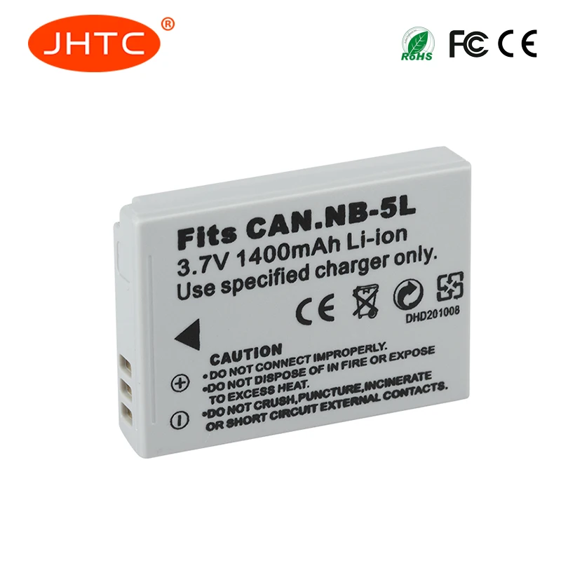 NB 5L NB-5L Battery For Canon SX200is SX210IS SX220HS SX230HS CB-2LXE Shot S100 S110 SD950 SD Camera 1400mAh