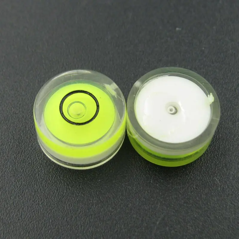 HACCURY 11.8*6mm High Accuracy spirit Level of beads Arcylic Round Mini bubble level tools horizontal instrument