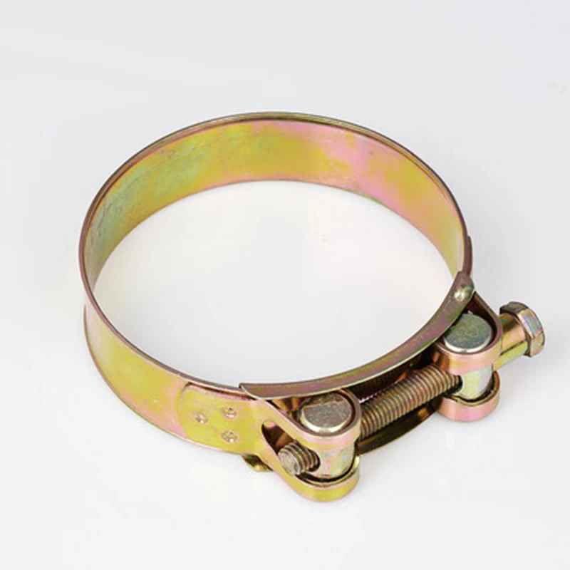 

2pcs Galvanization strengthen Hose Clamp Circular Pipe Clamp Air Water Tube Clips Water pipe fasteners Fuel Hose Clamps