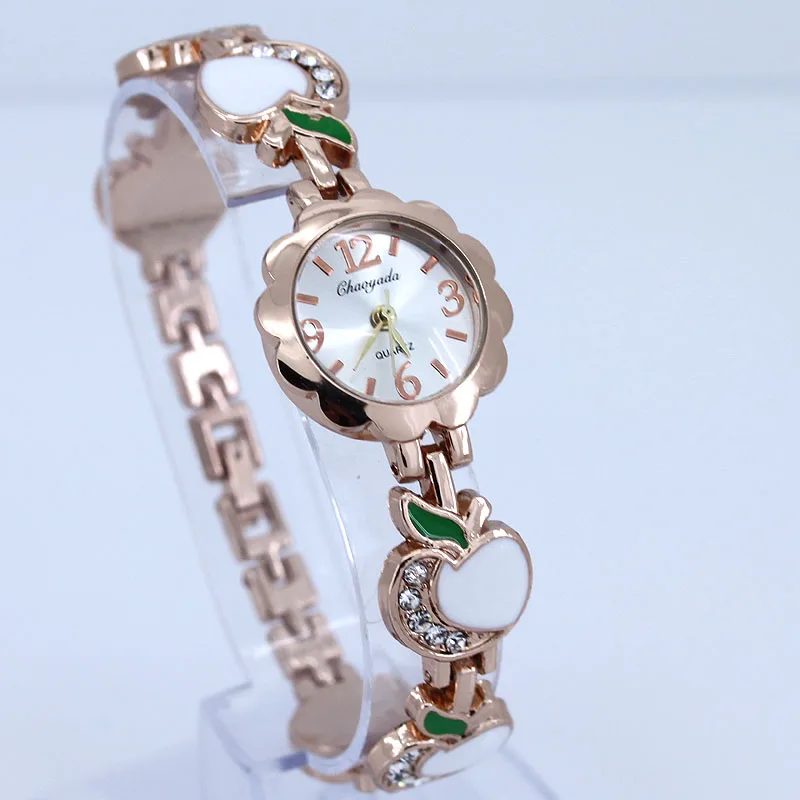 Drop shipping Brand New Fashion Alloy Watch Lady Women Girl Rose Gold Watches Quartz Sports Diamonds Casual Wristwatch