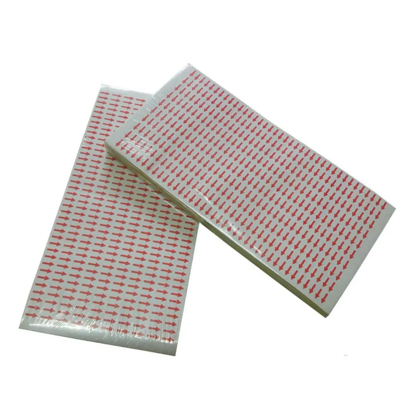 3800pcs custom defective product arrow mark stickers indicates error fault items goods RED color labels accessory tool