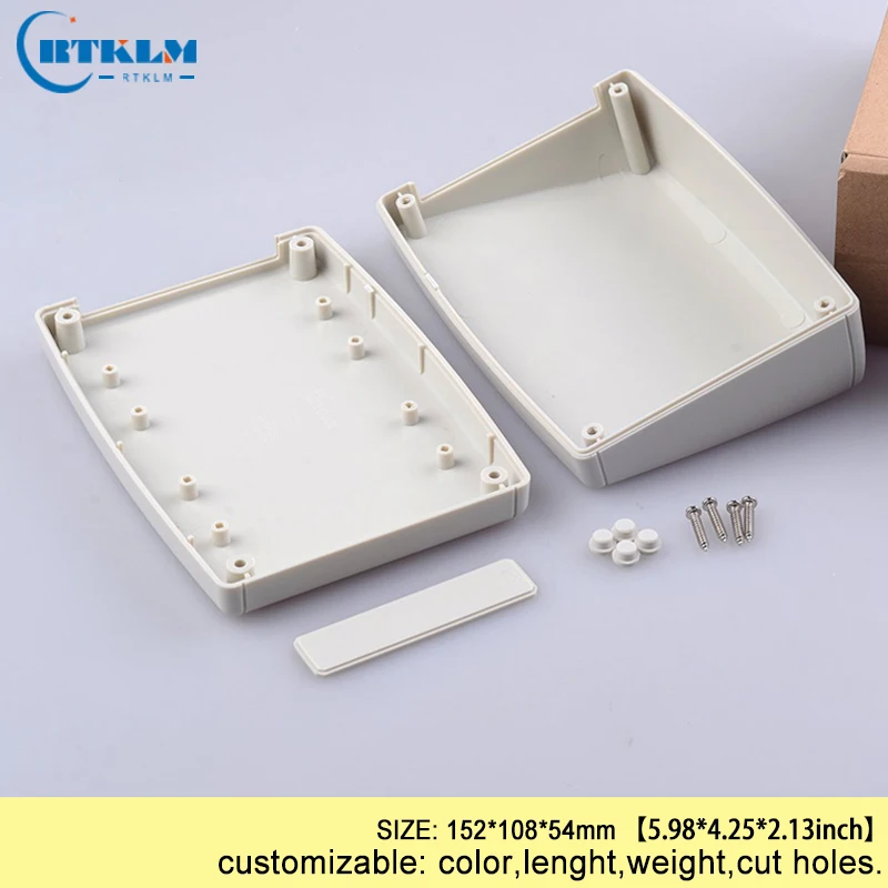 Small Plastic enclosure 152*108*54mm plastic electronics project box abs junction box diy instrument case 5pcs/lot Desktop shell