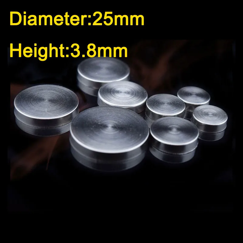 

Diameter 25mm Height 3.8mm 201 Stainless steel mirror nail decorative cover Advertising screws wholesale 1000Pieces KF783