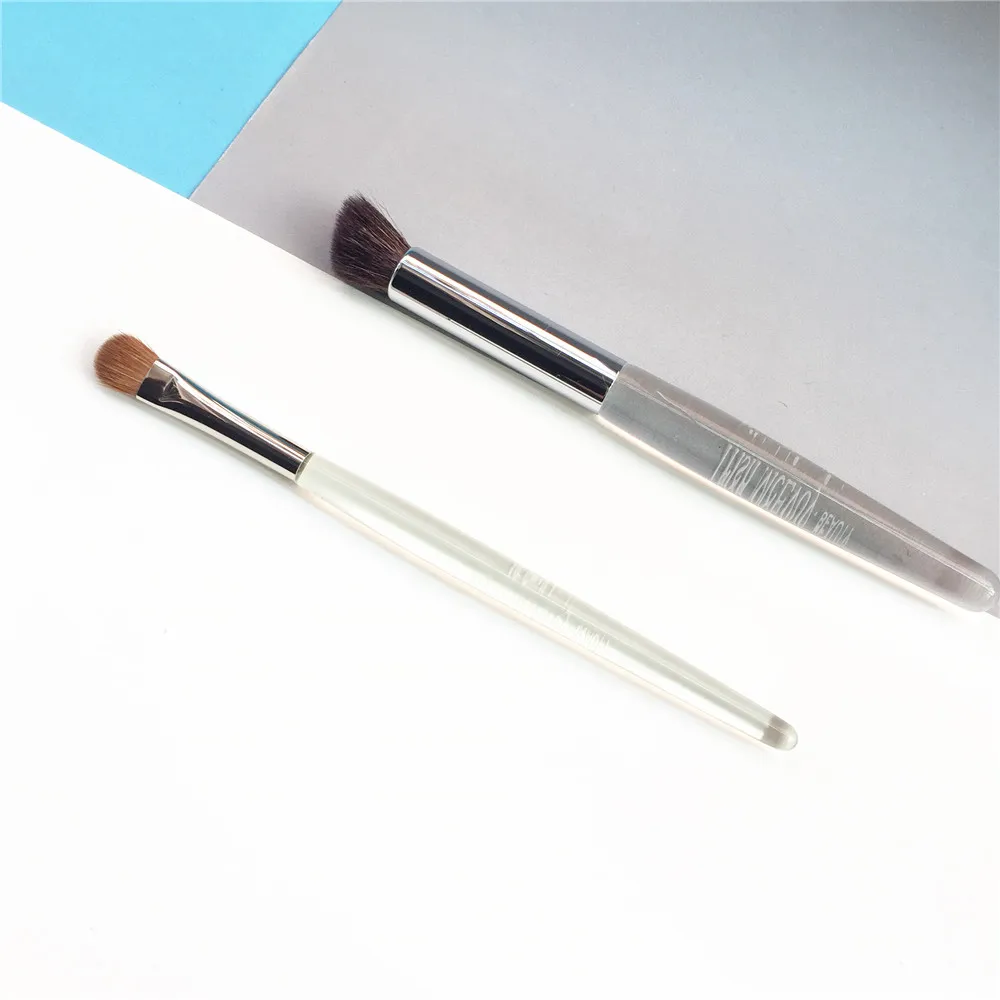 bdbeauty Angled Crease Contour Brush 23 / Small Laydown 19 - Eyeshadow Concealer Blending Brush - Beauty Makeup Brush Tools