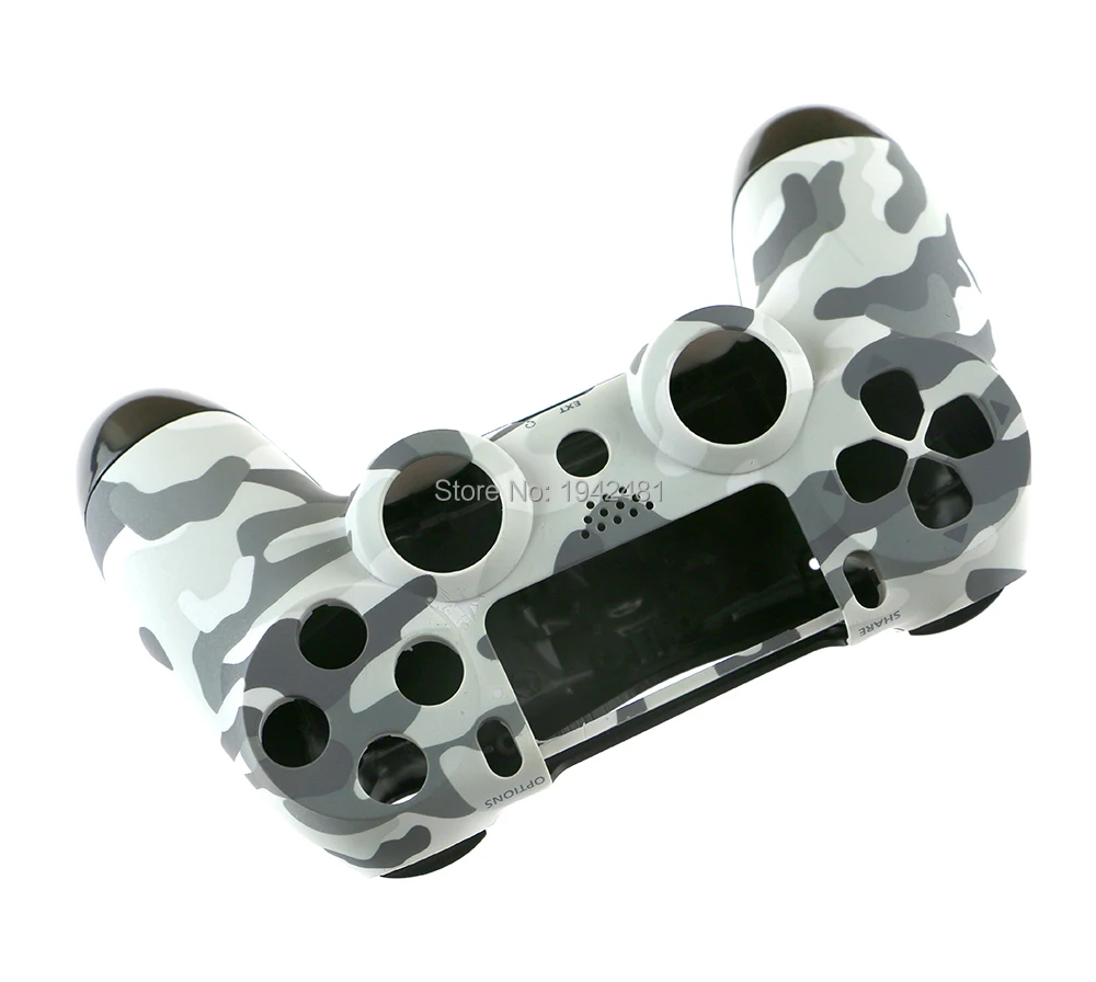 1set FOR PS4 JDS 001 JDM 011 2.0 full shell Camouflage Case Front+back Shell Housing Cover for PS4 DualShock 4 Controller