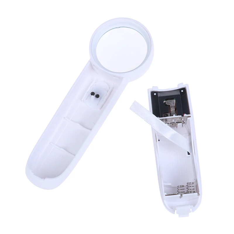 15X Handheld Glass Loupe Magnifier Magnifying Glass Portable Pocket Tool Professional With 2 LED Light