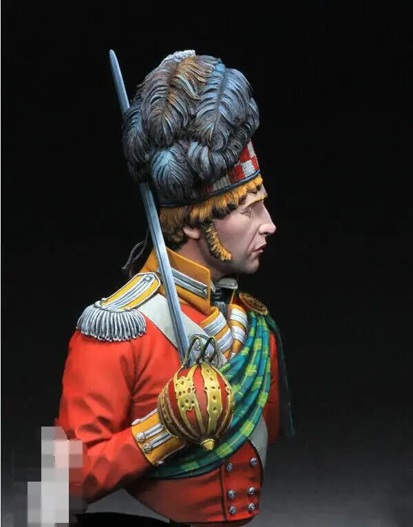 Unassambled  1/10 The Highlanders  warrior ancient   Bust  Historical  Resin figure miniature model Unpainted