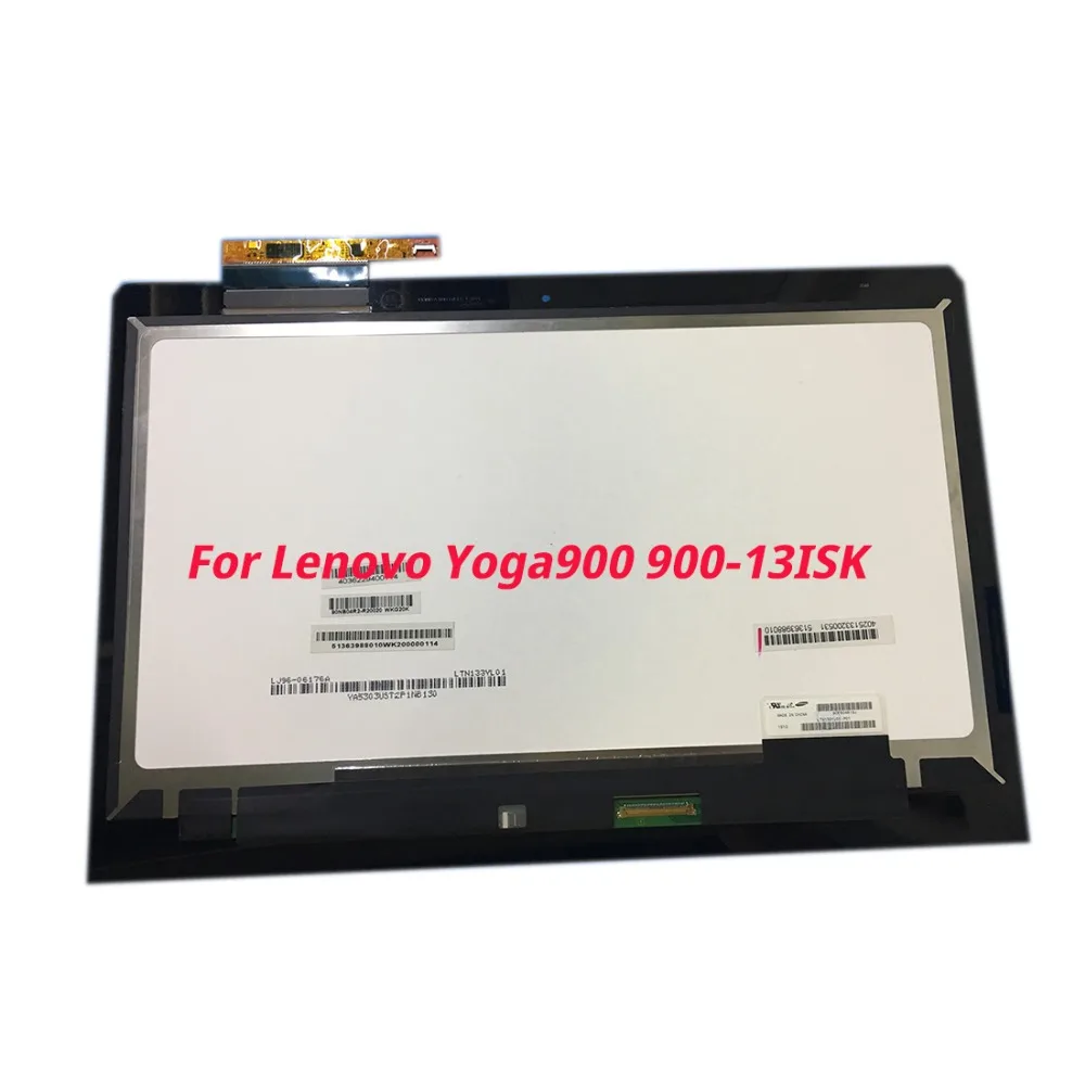 

New Yoga 900 For Lenovo Yoga900 13ISK 80MK 900-13ISK2 80UE 13.3 Inch LTN133YL05 LCD Display IPS Touch Screen Digitizer + Bezel