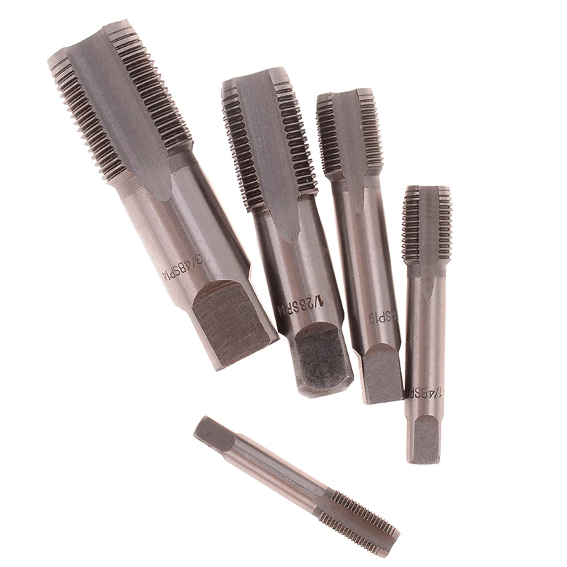 1pcs G1/8 1/4 3/8 1/2 3/4 HSS Taper Pipe Tap BSP Metal Screw Thread Cutting Tools High Quality