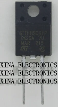 STTH8S06FP STTH8S06 8A/600V TO-220F MOSFET ROHS ORIGINAL 20PCS/lot Free Shipping Electronics composition kit