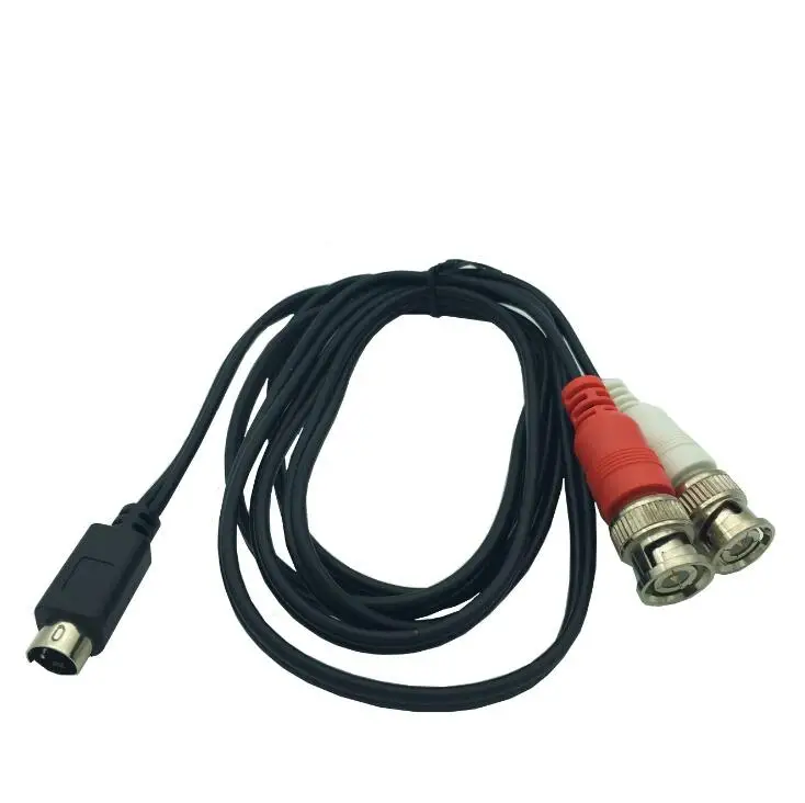 S-Video  4Pin Male 'Y' cable  (4-Pin S-VHS Male to Two BNC Male Connectors) 1.5m