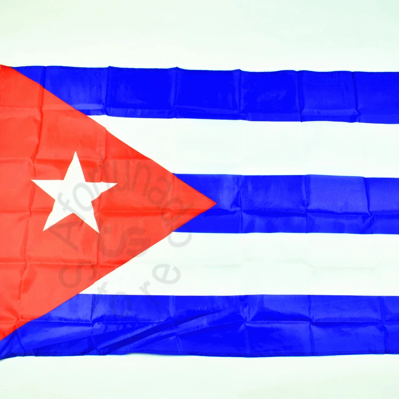 Cuba Cuban 90*150cm flag Banner  3x5 Foot Hanging National flag for meet,Parade,party.Hanging,decoration