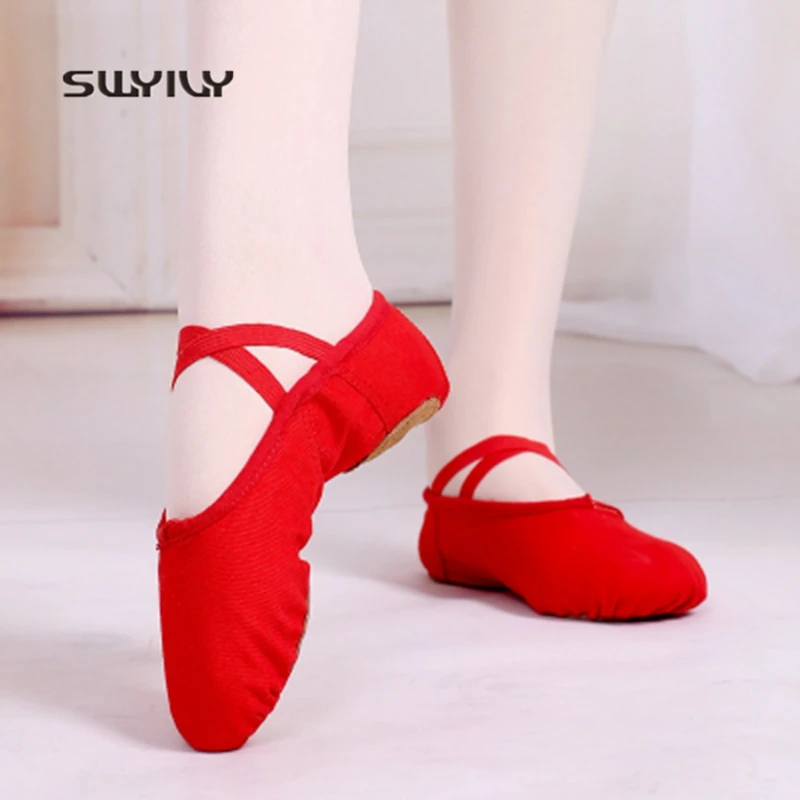 

SWYIVY Women Ballet Dance Shoes Professional Dance Sneakers For Women 2018 New Light Weight Women Yoga Shoes Soft Sole Slippers