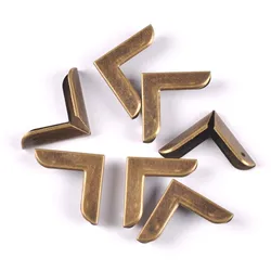 Metal Bronze Corners For Books Scrapbooking Photo Albums Menus Crafts DIY decorations 30pcs 23x23x4mm CP2247