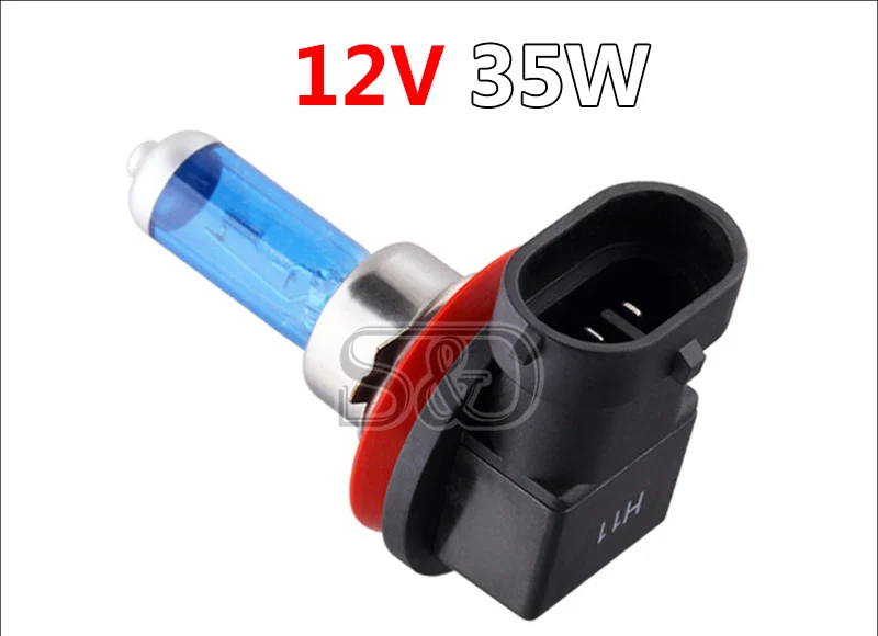 H8 Halogen Bulbs 35W super white Headlights fog lamps running bulbs High Power Auto Lamp 12V