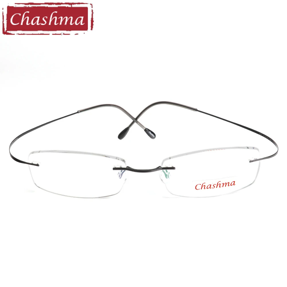 Chashma Brand Titanium Reading Glasses Super Light Myopia Optical Prescription Glasses Frame for Male and Female