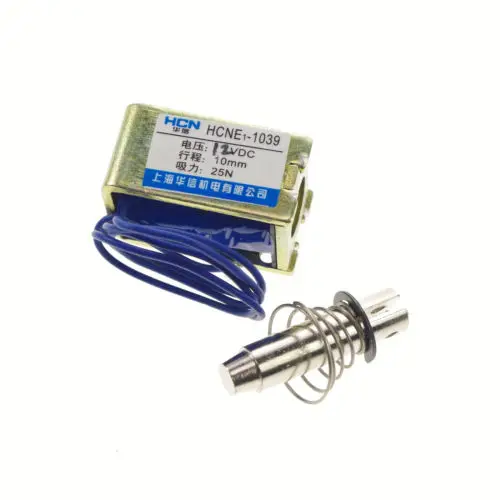 1 xPull Hold/Release 10mm Stroke 4.1Kg Force Electromagnet Solenoid Actuator 12V