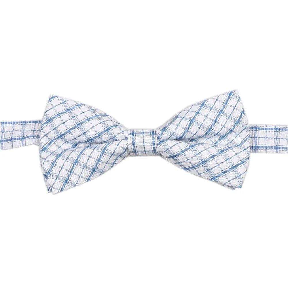 Hooyi Kids Strikjes Plaid Katoen Vlinder Kinderen Bowtie Party Gift Kleine Maat